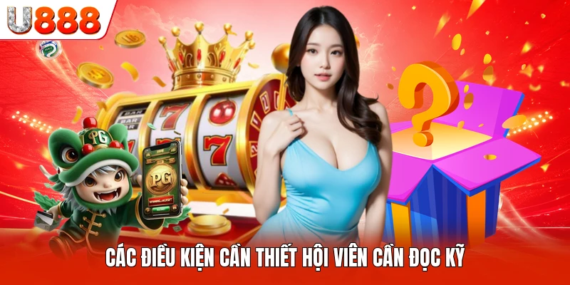 Các điều kiện cần thiết hội viên cần đọc kỹ