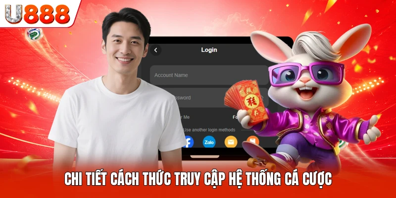 Chi tiết cách thức truy cập hệ thống cá cược