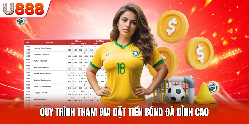Quy trình tham gia đặt tiền bóng đá đỉnh cao