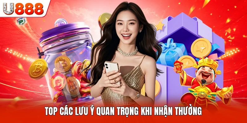 Top các lưu ý quan trọng khi nhận thưởng